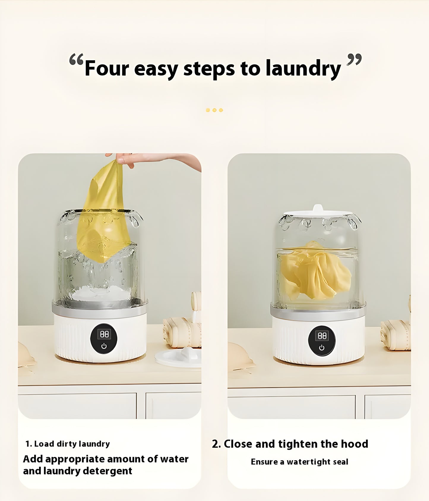 Boujee Portable Washing Machine