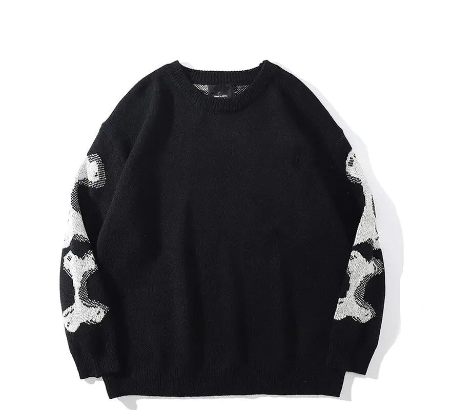 Skeleton Print Sweaters