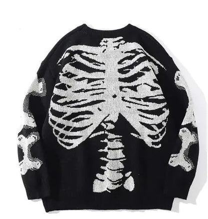 Skeleton Print Sweaters