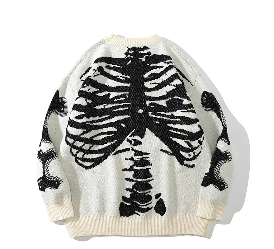 Skeleton Print Sweaters