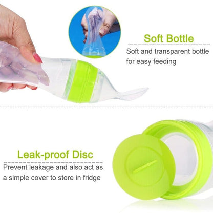 Mess-Free Baby Spoon Bottle